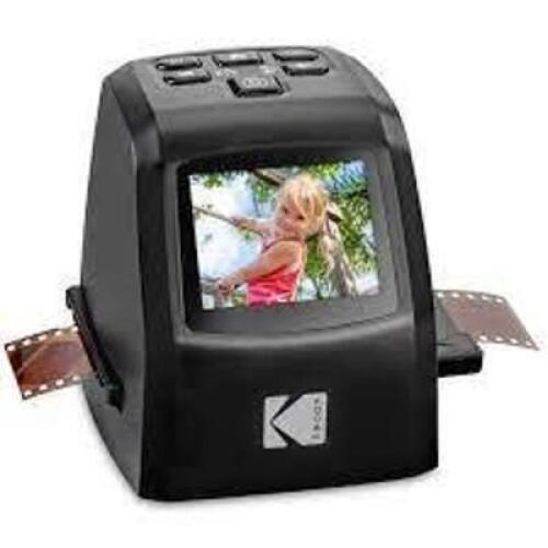 DESCRIPTION: (1) MINI DIGITAL FILM SCANNER BRAND/MODEL: KODAK INFORMATION: BLACK RETAIL$: $129.99 EA QTY: 1