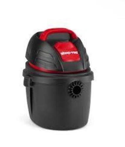 DESCRIPTION: (1) WET/DRY VACUUM BRAND/MODEL: SHOP-VAC INFORMATION: BLACK WITH RED SIZE: 2.5 GALLON RETAIL$: $94.99 EA QTY: 1
