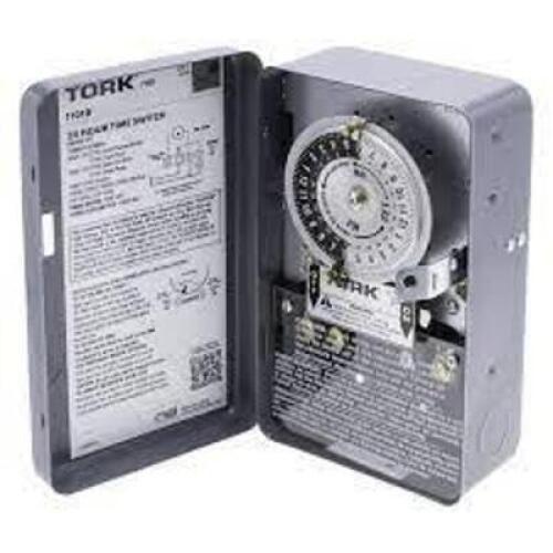 DESCRIPTION: (2) 24 HOUR TIME SWITCH BRAND/MODEL: TORK #1101B INFORMATION: INDOOR SIZE: 120V RETAIL$: $72.15 EA QTY: 2