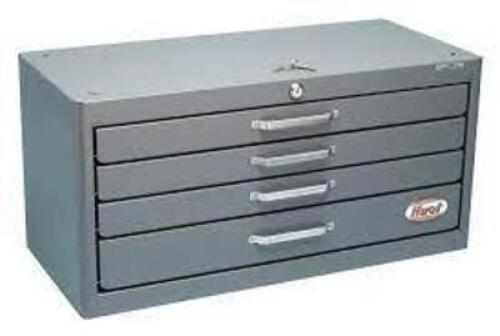 DESCRIPTION: (1) TAP STORAGE DRAWERS, TAPS NOT INCLUDED BRAND/MODEL: HOUT #13585 INFORMATION: GRAY, STEEL SIZE: 4 DRAWERS RETAIL$: $832.17 EA QTY: 1