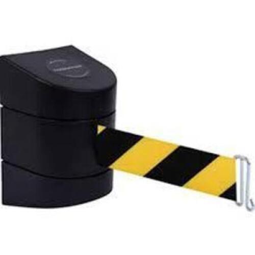 DESCRIPTION: (3) RETRACTABLE WALL MOUNTED BARRIER BRAND/MODEL: GLOBAL INDUSTRIAL INFORMATION: TENSABARRIER SIZE: YELLOW RETAIL$: $72.95 EA QTY: 3