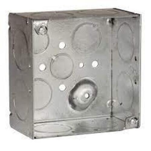 DESCRIPTION: (25) SQUARE ELECTRICAL BOX BRAND/MODEL: RACO #2DDA6 INFORMATION: GALVANIZED STEEL SIZE: 4" X 2-1/8" RETAIL$: $5.92 EA QTY: 25