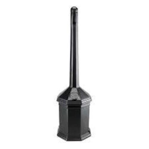 DESCRIPTION: (1) SITE SAVER OUTDOOR ASHTRAY BRAND/MODEL: SMOKERS OUTPOST INFORMATION: BLACK RETAIL$: $56.95 EA QTY: 1