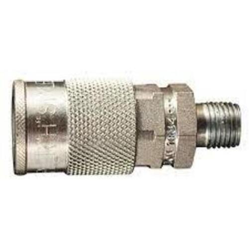 DESCRIPTION: (10) MALE COUPLER BRAND/MODEL: MILTON #1834 INFORMATION: 1/4 NPT SIZE: 3/8 SERIES RETAIL$: $18.12 EA QTY: 10