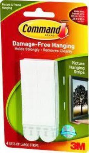 DESCRIPTION: (24) PICTURE HANGING STRIPS BRAND/MODEL: 3M COMMAND #17206-ES RETAIL$: $34.89 TOTAL QTY: 24