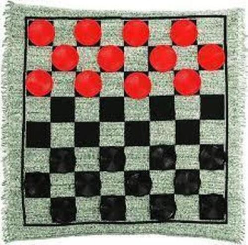 DESCRIPTION: (2) JUMBO CHECKERS RUG GAME BRAND/MODEL: LULU HOME RETAIL$: $16.24 EA QTY: 2