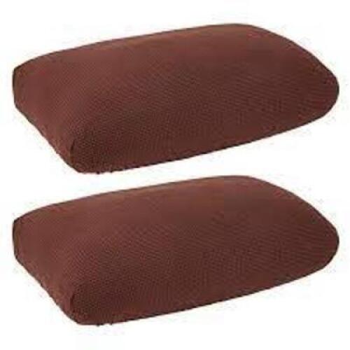 DESCRIPTION: (2) OUTDOOR CUSHION COVER BRAND/MODEL: JUVALE INFORMATION: BROWN RETAIL$: $13.29 EA QTY: 2