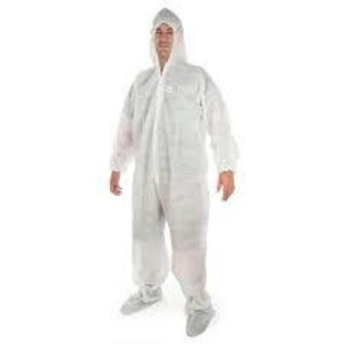 DESCRIPTION: (1) CASE OF (25) PROTECTIVE COVERALL HOOD WITH BOOT BRAND/MODEL: PROTEKT #PC0150W INFORMATION: WHITE RETAIL$: $165.87 EA QTY: 1