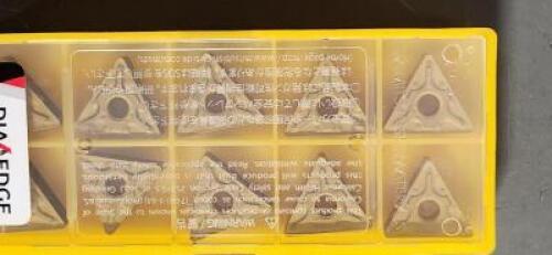 DESCRIPTION: (40) TNMG332MA CARBIDE TURNING INSERTS BRAND/MODEL: TNMG160408-MA RETAIL$: 29.86 PER INSERT QTY: 40