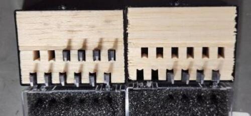 DESCRIPTION: (14) CARBIDE GROOVING INSERTS BRAND/MODEL: THIN BIT LGT093D2RE RETAIL$: 21.69 PER INSERT QTY: 14