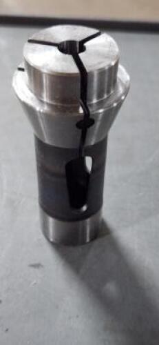 DESCRIPTION: (2) TYPE F-25 COLLETS BRAND/MODEL: SCHAUBLIN 76-64 SIZE: 7.5 RETAIL$: $22.50 QTY: 2