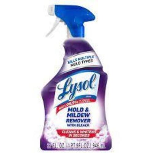 DESCRIPTION: (4) MOLD AND MILDEW REMOVER BRAND/MODEL: LYSOL SIZE: 32 OZ RETAIL$: $4.27 EA QTY: 4