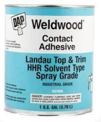 DESCRIPTION: (2) CONTACT ADHESIVE BRAND/MODEL: DAP WELDWOOD SIZE: 1 GALLON RETAIL$: $20.00 EA QTY: 2