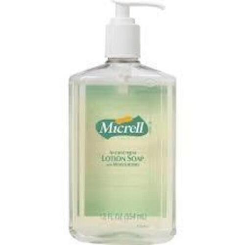 DESCRIPTION: (12) ANTIBACTERIAL LOTION SOAP WITH MOISTURIZERS BRAND/MODEL: SKILCRAFT MICRELL SIZE: 12 FL OZ RETAIL$: $12.00 EA QTY: 12