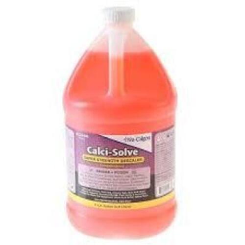 DESCRIPTION: (2) SUPER STRENGTH DESCALER BRAND/MODEL: CALCI-SOLVE #41304-08 SIZE: 1 GALLON RETAIL$: $35.00 EA QTY: 2