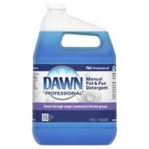 DESCRIPTION: (1) MANUAL POT AND PAN DETERGENT BRAND/MODEL: DAWN PROFESSIONAL SIZE: 1 GALLON RETAIL$: $35.41 EA QTY: 1