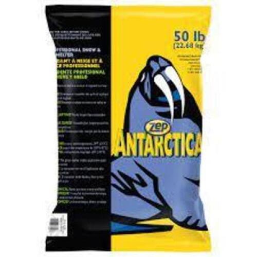 DESCRIPTION: (1) ICE MELT BRAND/MODEL: ZEP ANTARCT #54ZM40 SIZE: 50 LB RETAIL$: $50.00 EA QTY: 1