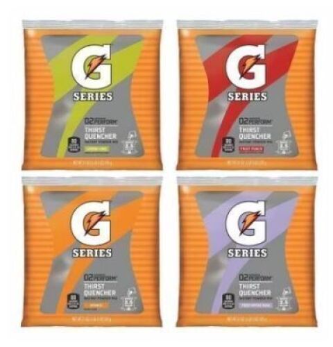 DESCRIPTION: (1) CASES OF (40) PACKAGES OF PREMIXED THIRST QUENCHER PACKS BRAND/MODEL: GATORADE #52000 INFORMATION: ASSORTED SIZE: 8.5 OZ RETAIL$: $4.