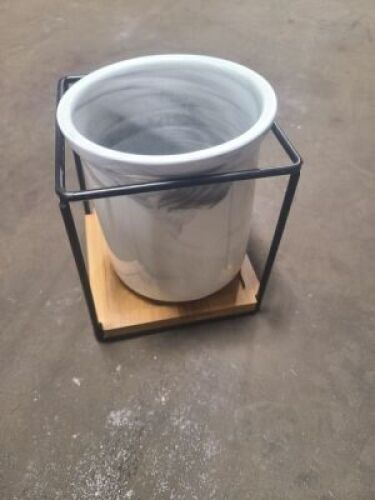 DESCRIPTION: (1) BOX OF (2) CANDLE HOLDER INFORMATION: CERAMIC RETAIL$: $35.78 EA QTY: 1