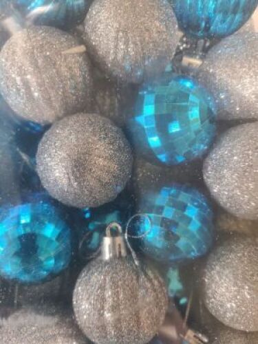DESCRIPTION: (2) CASES OF BALL ORNAMENTS QTY: 2
