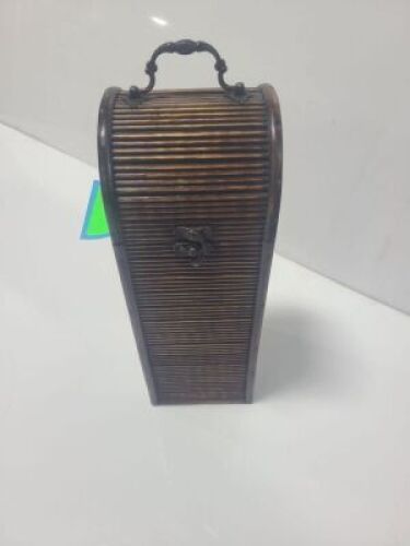 DESCRIPTION: (1) WINE BOTTLE STORAGE CONTAINER QTY: 1
