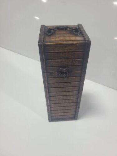 DESCRIPTION: (1) WINE BOTTLE STORAGE CONTAINER QTY: 1