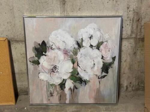 FRAMED FLORAL WALL ART