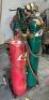 ACETYLENE KIT WITH DOLLY, TANKS, TORCH AND GOGGLES