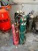 ACETYLENE KIT WITH DOLLY, TANKS, TORCH AND GOGGLES - 2