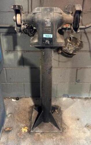 7" HEAVY DUTY DUAL GRINDER ON STAND