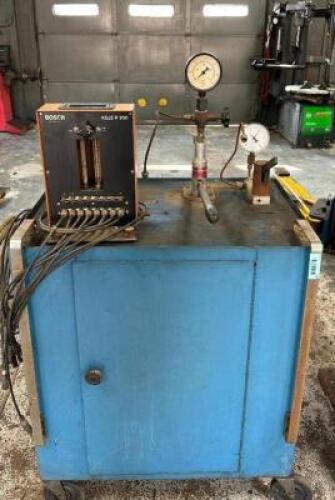 K-JETRONIC FUEL INJECTOR TESTER WITH CABINET