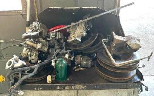 ASSORTED USED PARTS AND SCRAP AS SHOWN