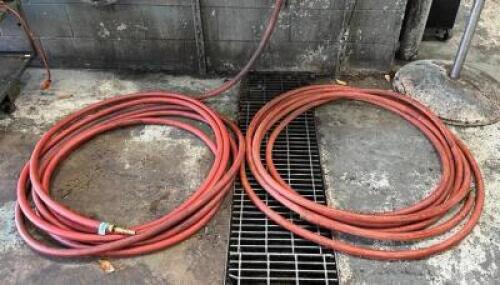 (2) INDUSTRIAL GRADE WATER HOSES