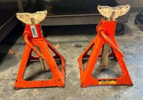 (2) 5 TON HEAVY DUTY VEHICLE STAND