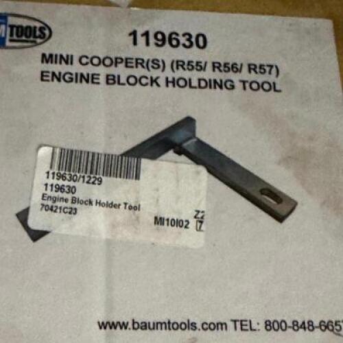 MINI COOPER ENGINE BLOCK HOLDING TOOL