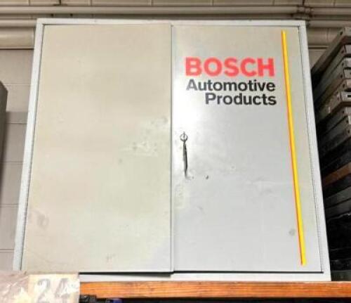 (2) 2-DOOR METAL STORAGE CABINETS