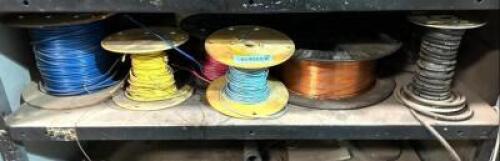 SPOOLS OF ASSORTED WIRE