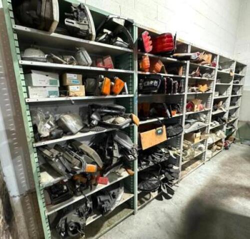 (5) METAL SHELVING UNITS