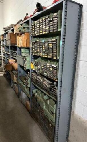 (5) METAL SHELVING UNITS