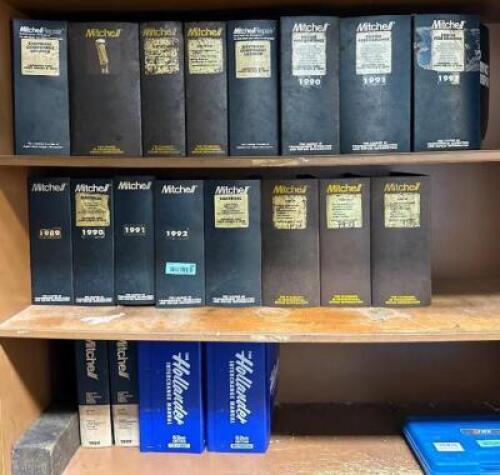 ASSORTED VINTAGE AUTOMOTIVE MANUALS