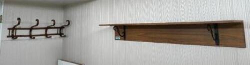 (2) WALL SHELVES