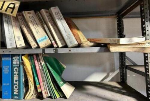 ASSORTED AUTOMOTIVE MANUALS AS SHOWN