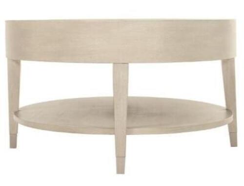 EAST HAMPTON CERUSED LINEN COCKTAIL TABLE