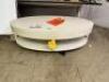 EAST HAMPTON CERUSED LINEN COCKTAIL TABLE - 4