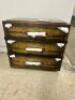 THREE DRAWER NIGHTSTAND - 4