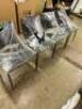 (3)- BLACK SLOANE DINING CHAIRS - 5