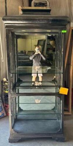 LIGHTED CURIO CABINET