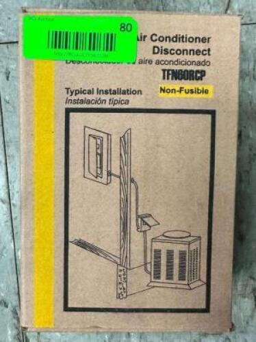 (3)- 60 AMP AC DISCONNECT SWITCHES