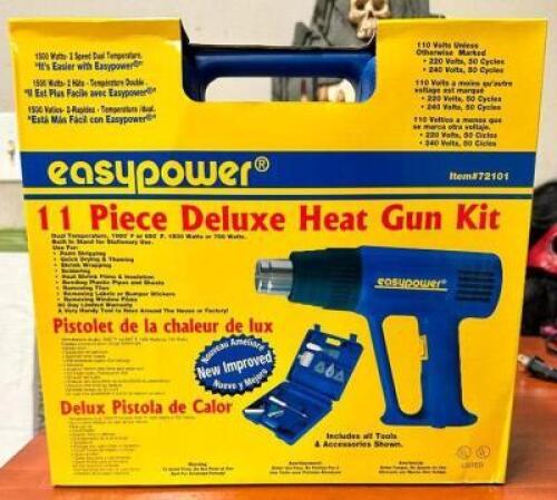 11 PIECE DELUXE HEAT GUN KIT