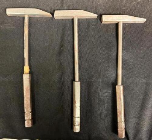 (3)- STEEL RIVETING HAMMERS